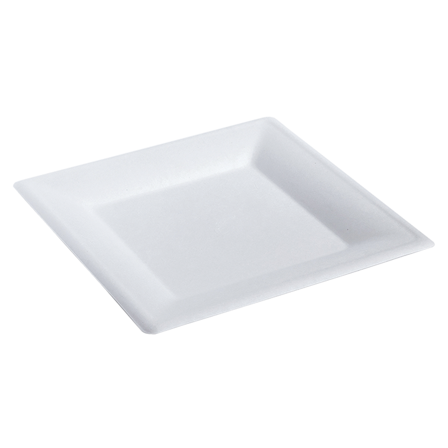 FE031P TALERZ KWADRATOWY DUŻY 10 NATURA (KARTON 10x50 SZT)